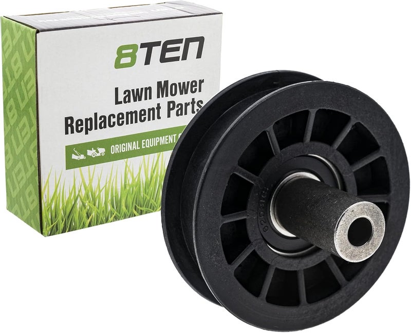 8TEN Store Flat Idler Pulley for AYP Husqvarna Murray Poulan Yth2448 Yth2148 CT131 CT141 PB145G38 532179114 179114 - Image 1